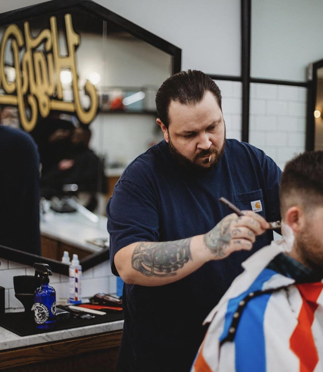straight razor barber shop near me