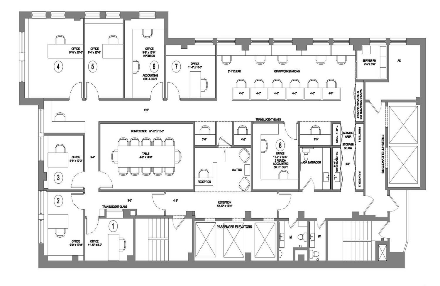 Office Floor Plan Layouts — basecampZERO