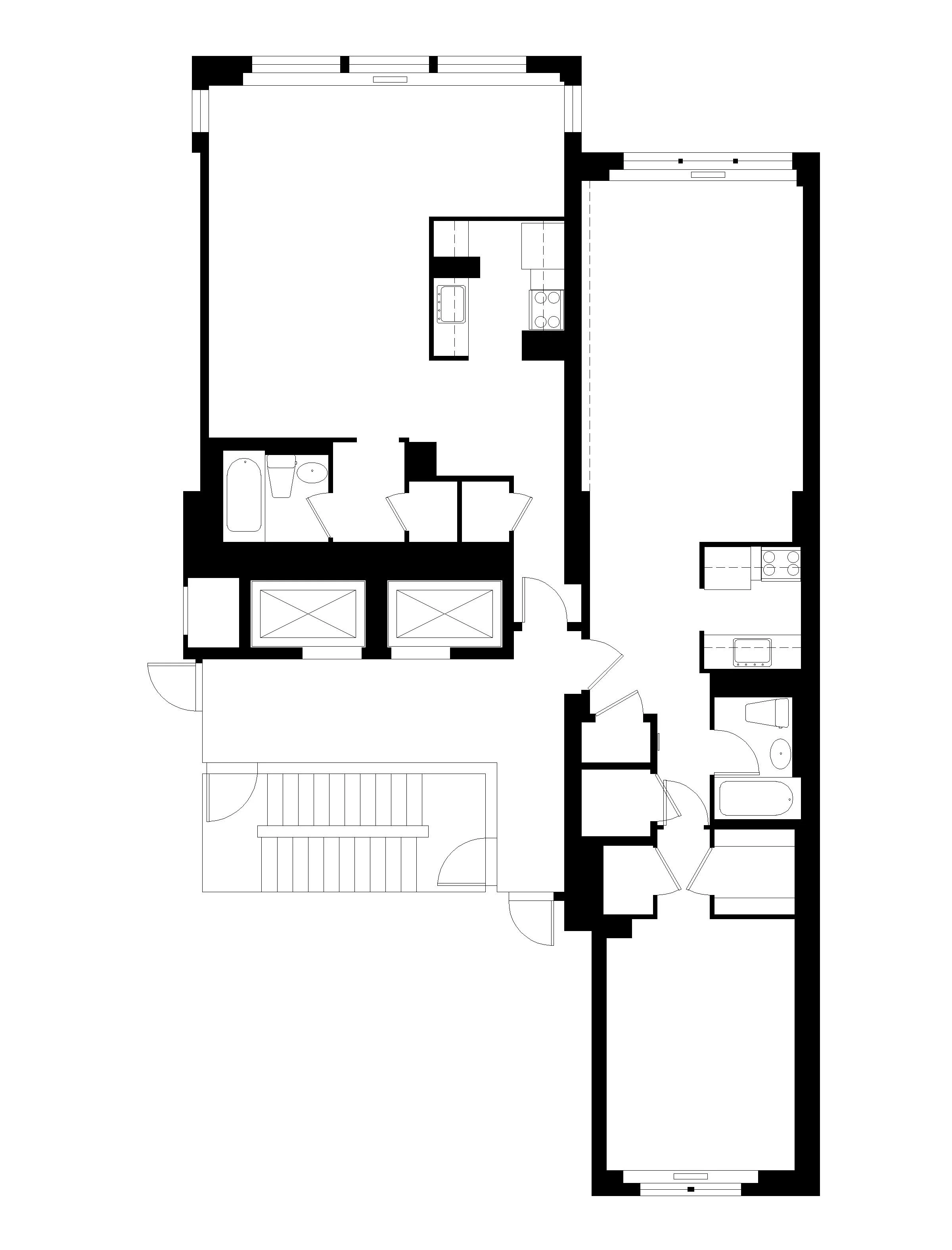 Existing Two Separate Apartments