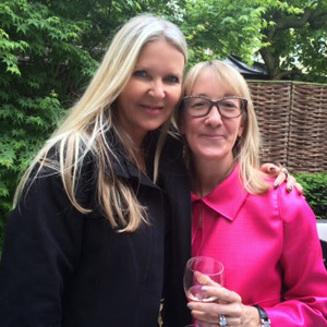 Amanda Wakeley with Marisa Drew