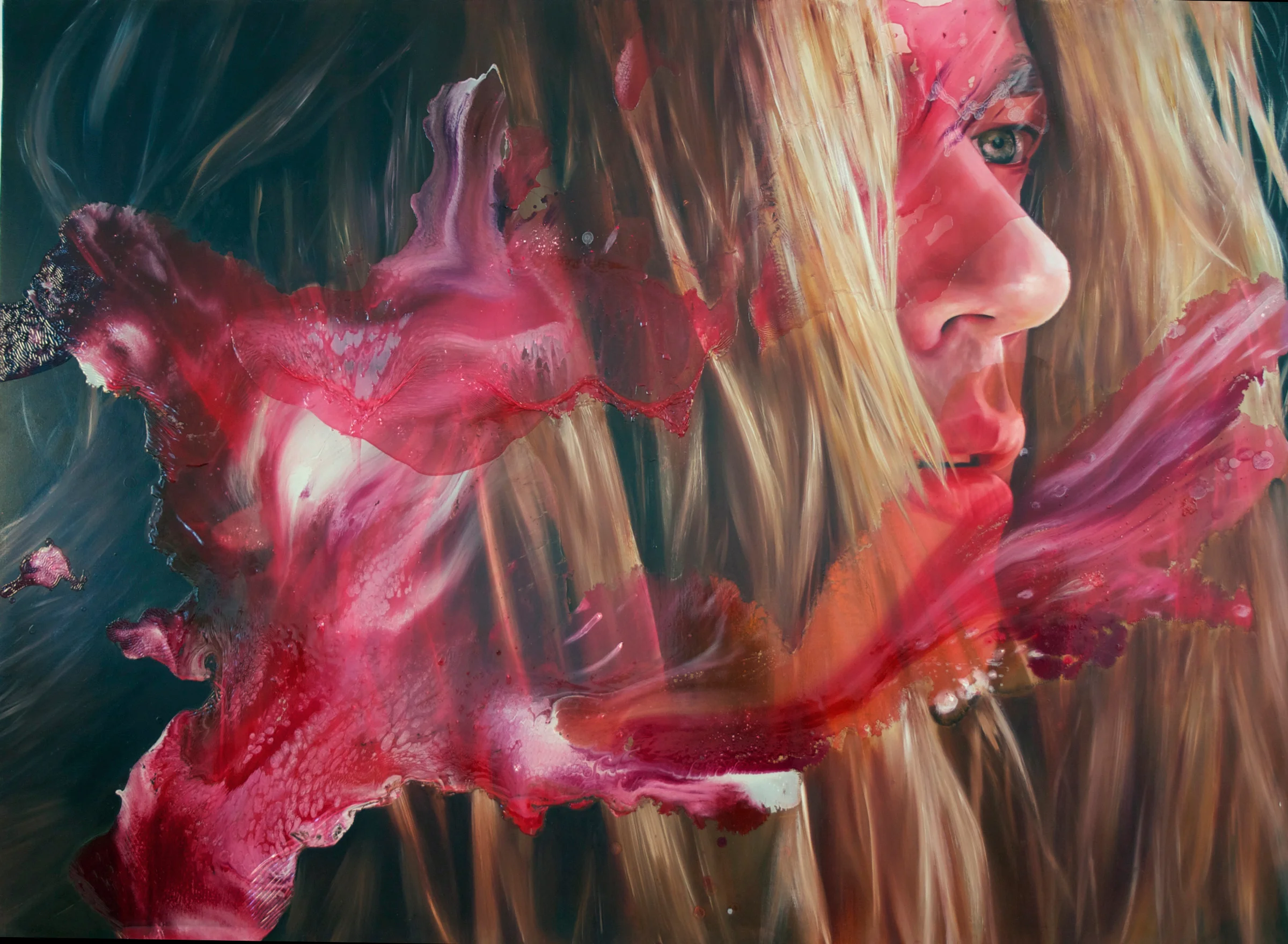 far as my eyes could see. oil on canvas over panel. 66 x 90”. 2011