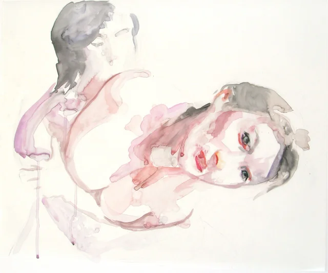 untitled. watercolor and pencil on mylar. 16 x 20”. 2007