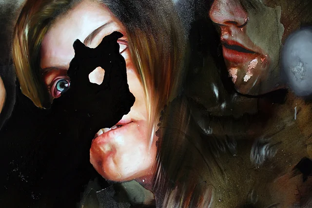 So you should taste the filtered light and work your way toward wisdom. detail. oil and galkyd resin on canvas over panel. 67” x 90”. 2009