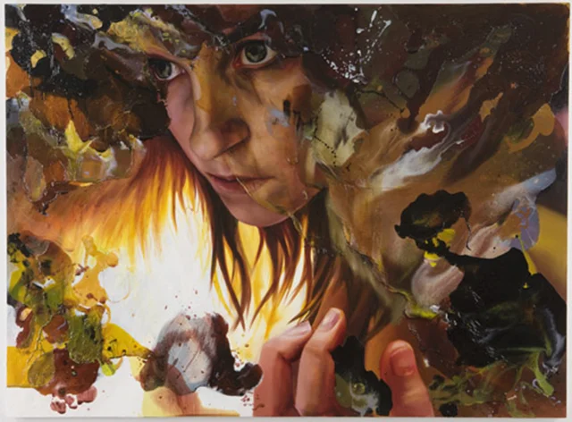 not one. oil and galkyd resin on canvas over panel. 67 x 90". 2008