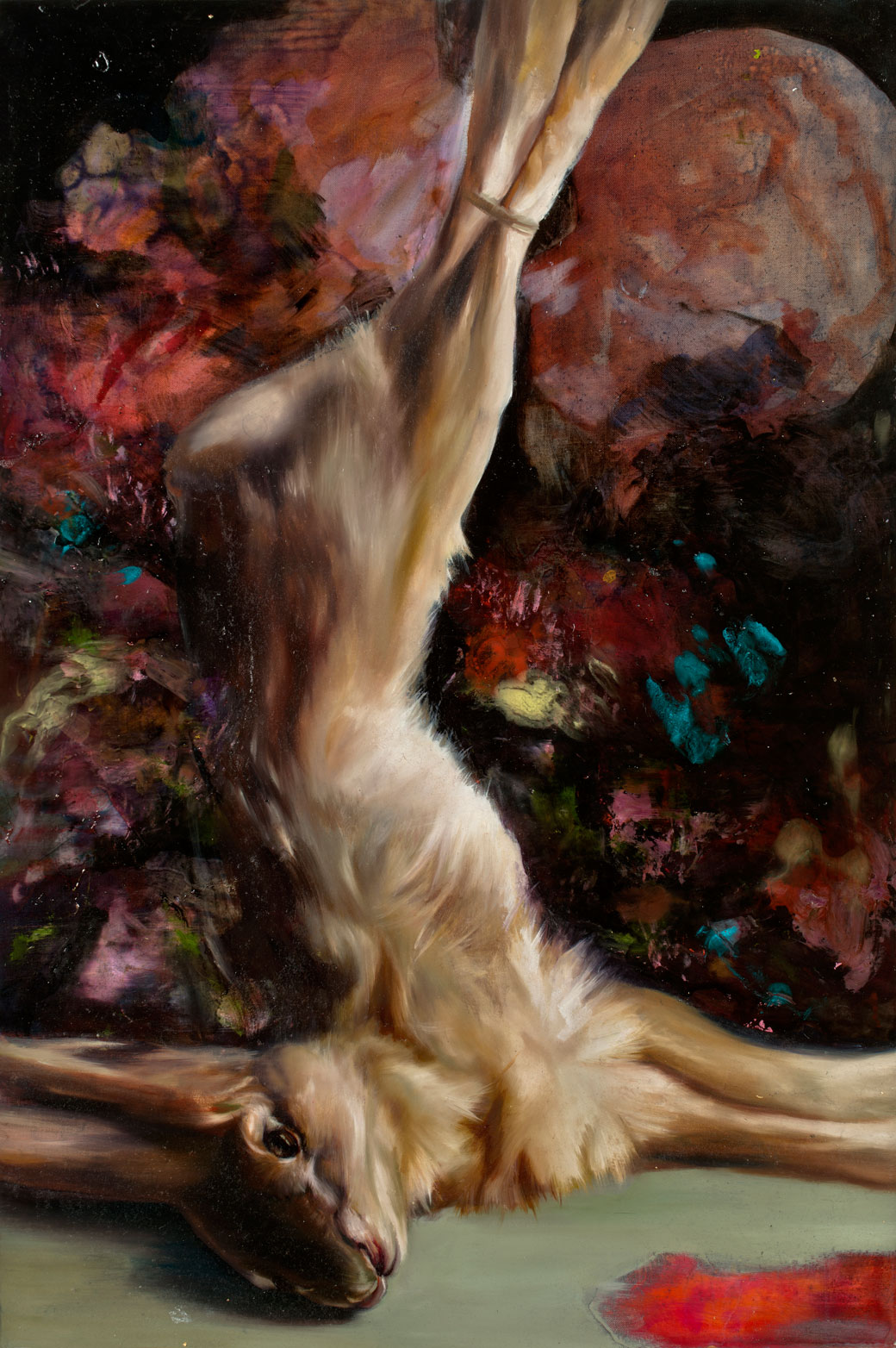 The language of stones Oil and galkyd on canvas 36” x 24” 2014