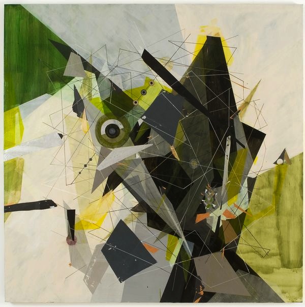 6. Speed Secret Grain Crash, Triangle Line Manifesto, Silver Grass Alchemy, Group Acrylic and ink on canvas, 60 x 60 in. (152.4 x 152.4 cm), 2013-2010