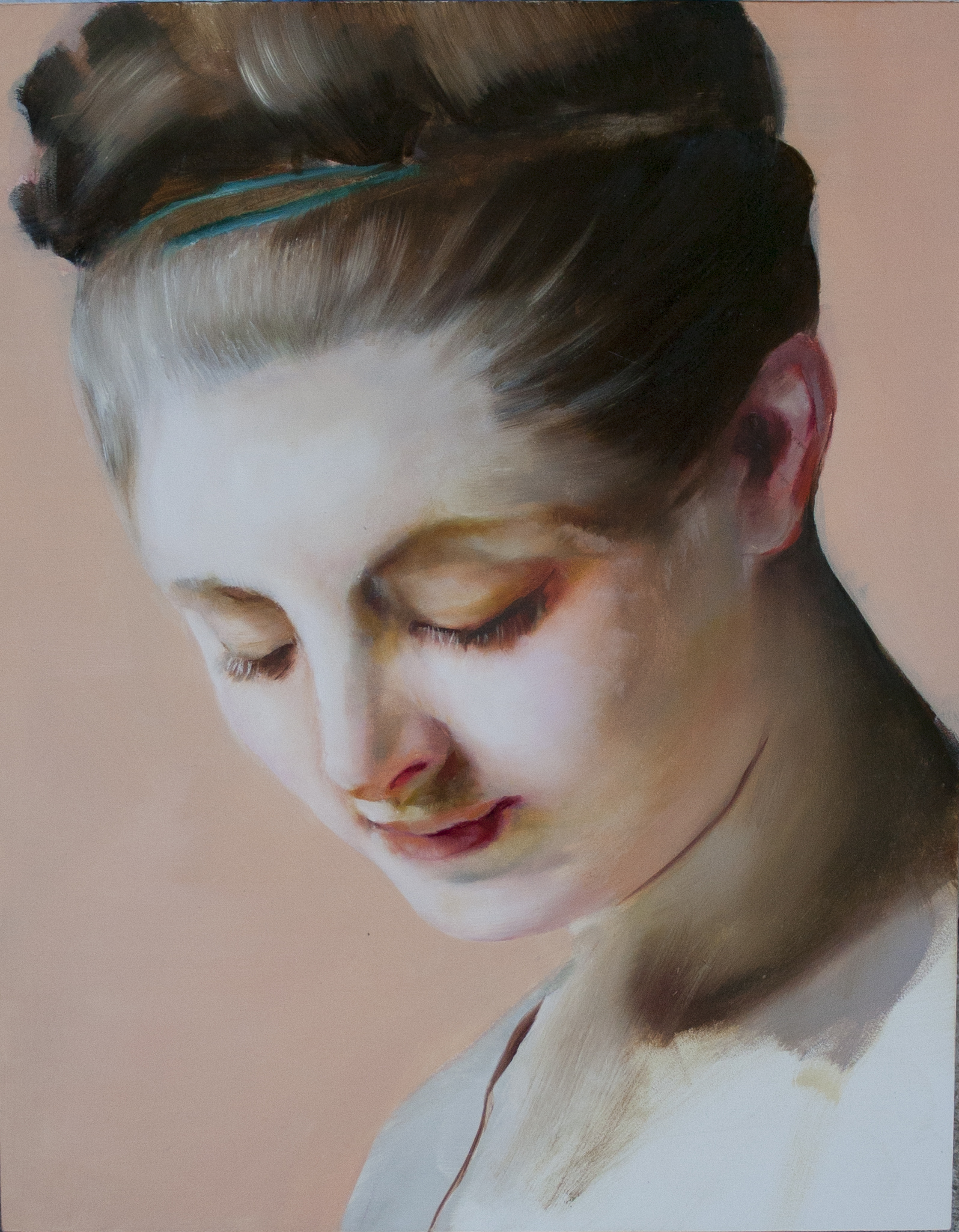 Shedding light, oil on canvas over panel, 14" x 11", 2015.