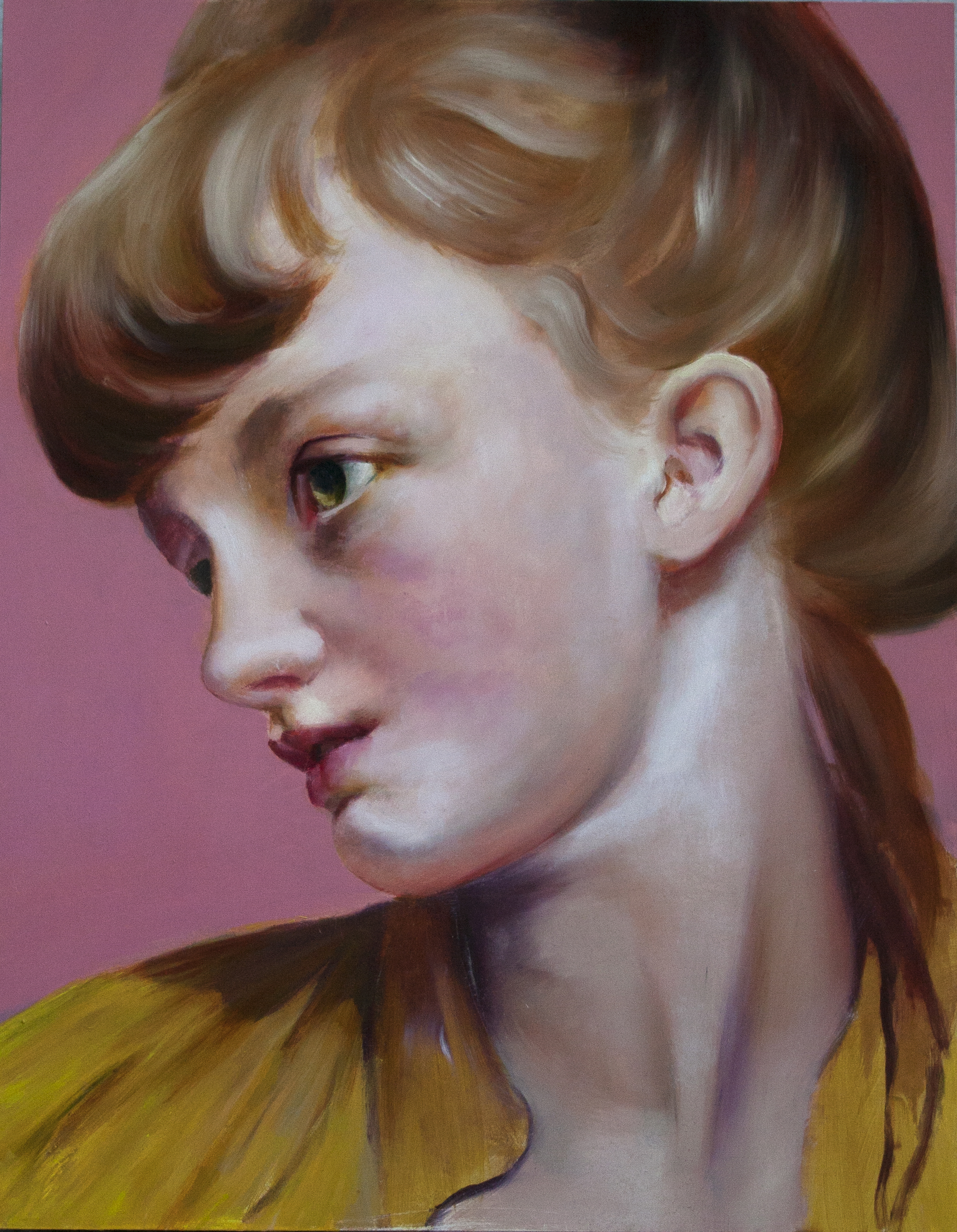 stillness steps, oil on canvas over panel, 14" x 11", 2015.