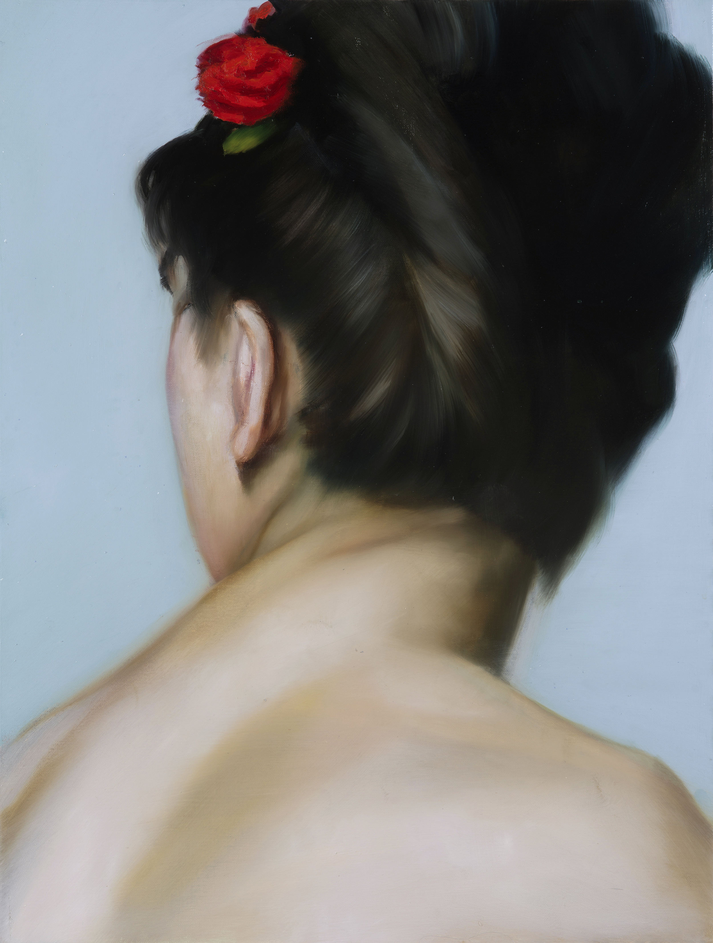 The thin skin of our eyes. Oil on Canvas. 24 X 18”. 2015.