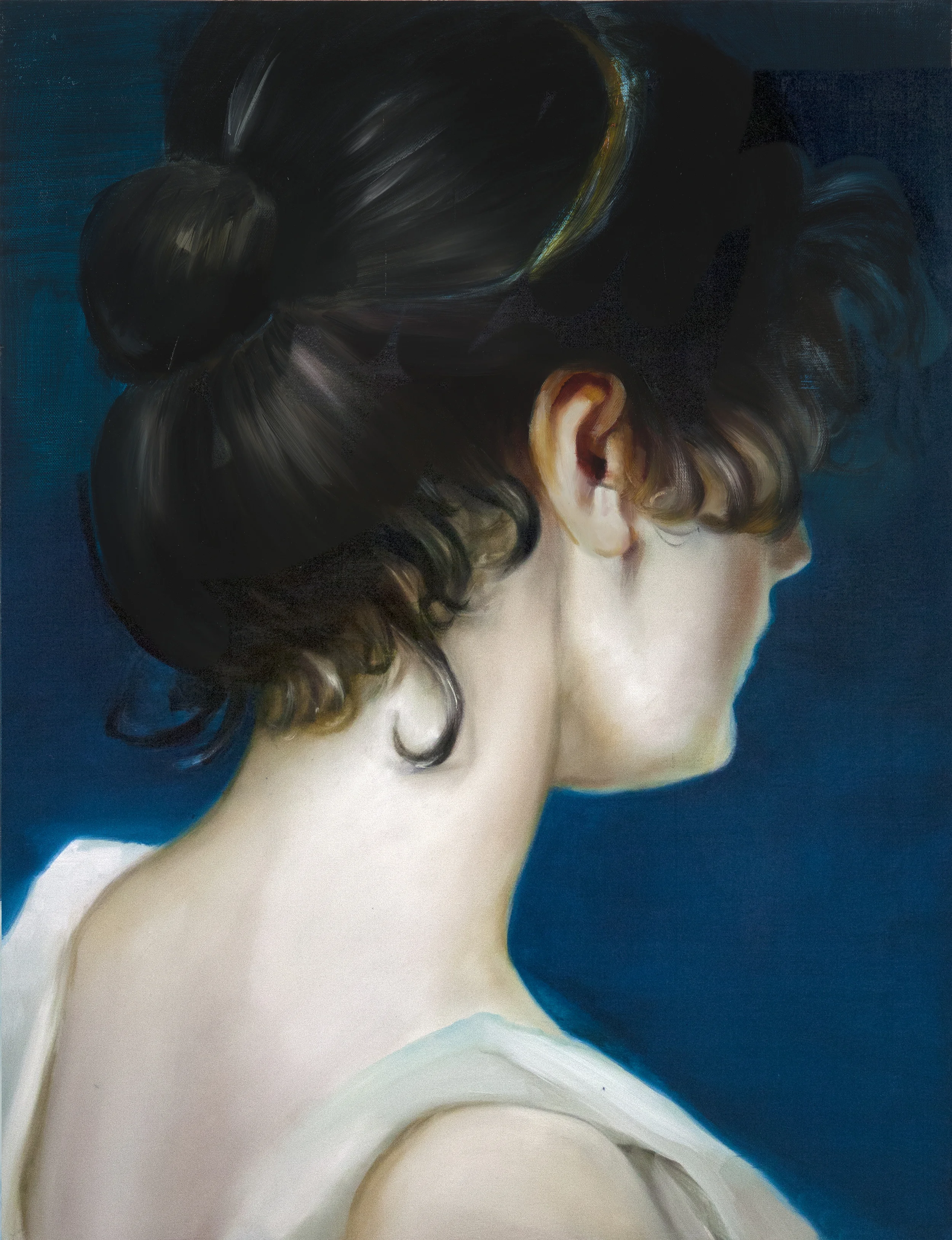The rhythms of stars. Oil on canvas over panel. 24 x 18". 2015