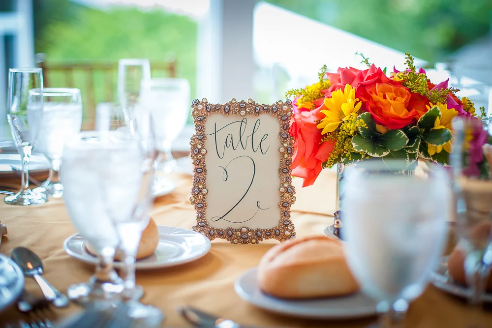 Calligraphy Table Numbers
