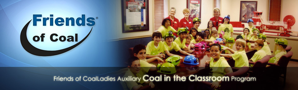 Banner on the Friends of Coal Website