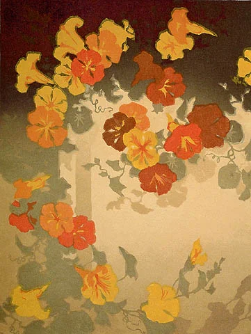  "Nasturtiums" Oscar Droege