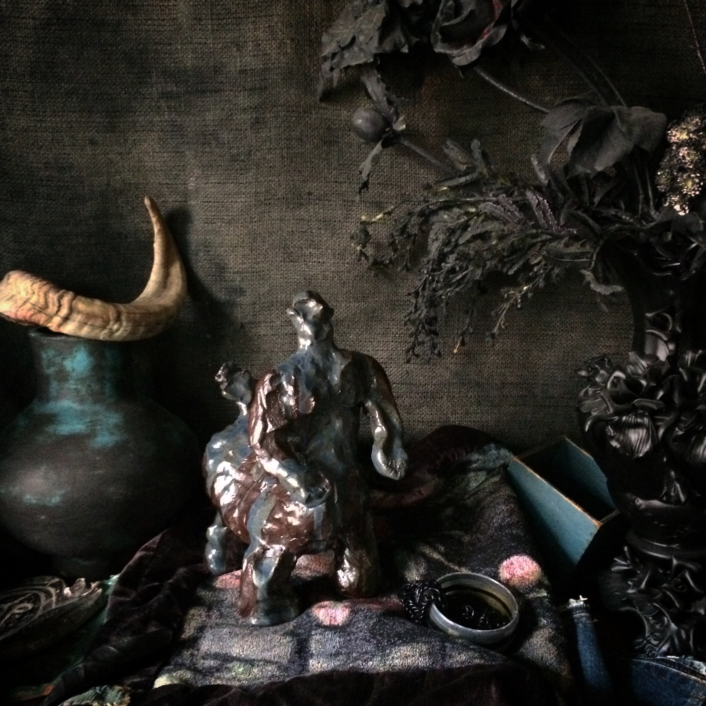 "Sagittarius" Ceramic Sculpture by Dove Drury Hornbuckle