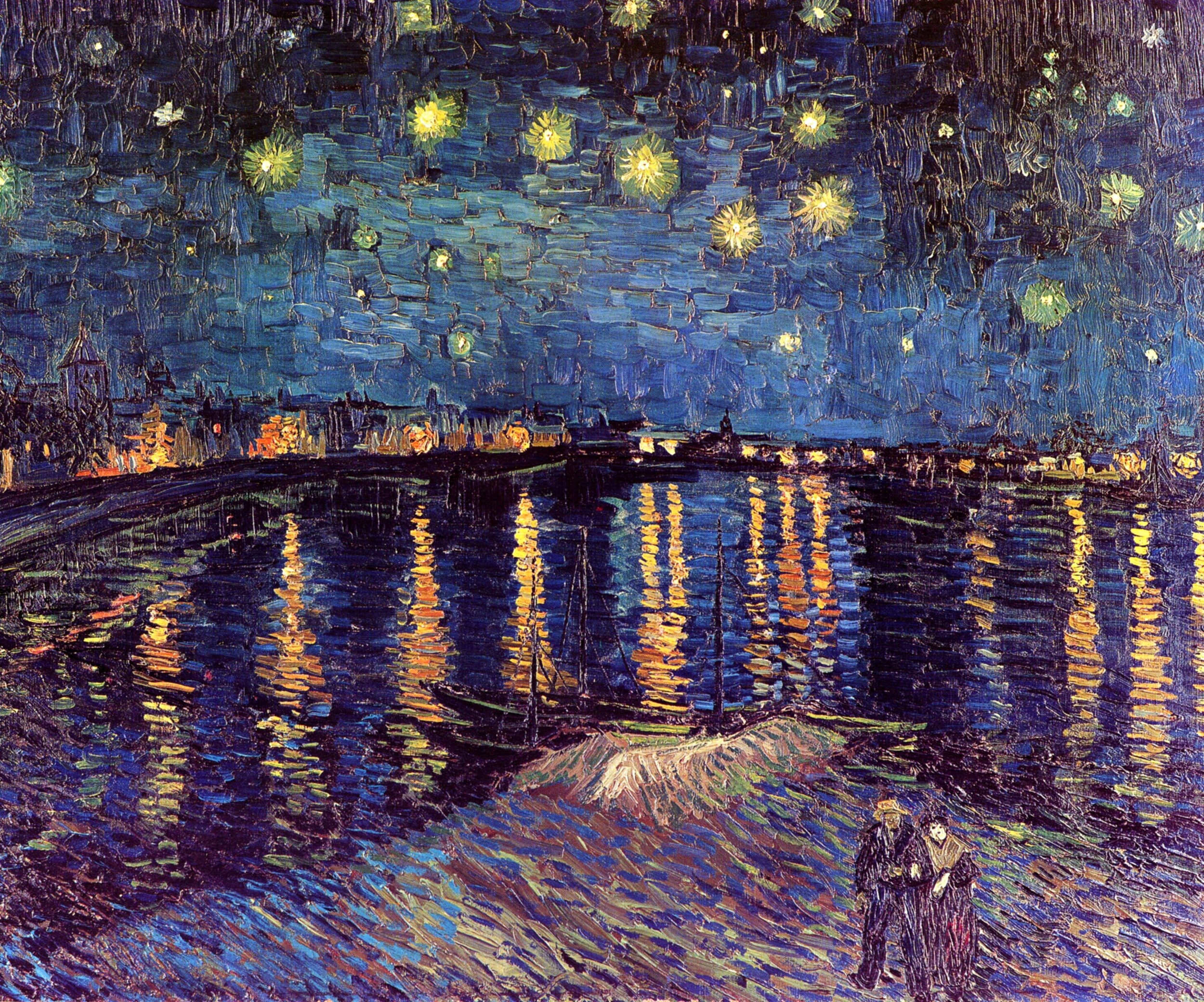 Starry Night Over the Rhone - Vincent Van Gogh
