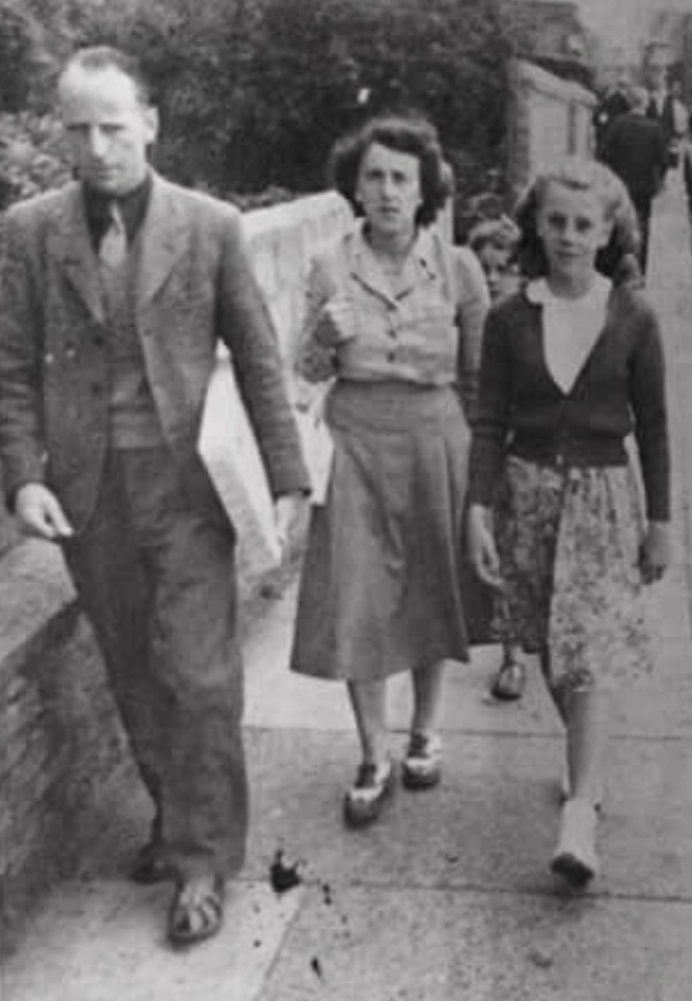 My Grandparents with my Mother in the 1940s.