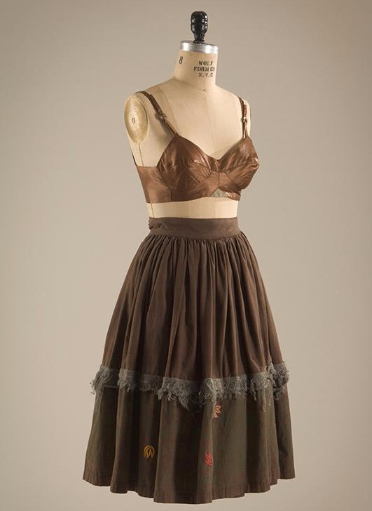 An ensemble from the 1982 "Buffalo" collection at The Museum at FIT