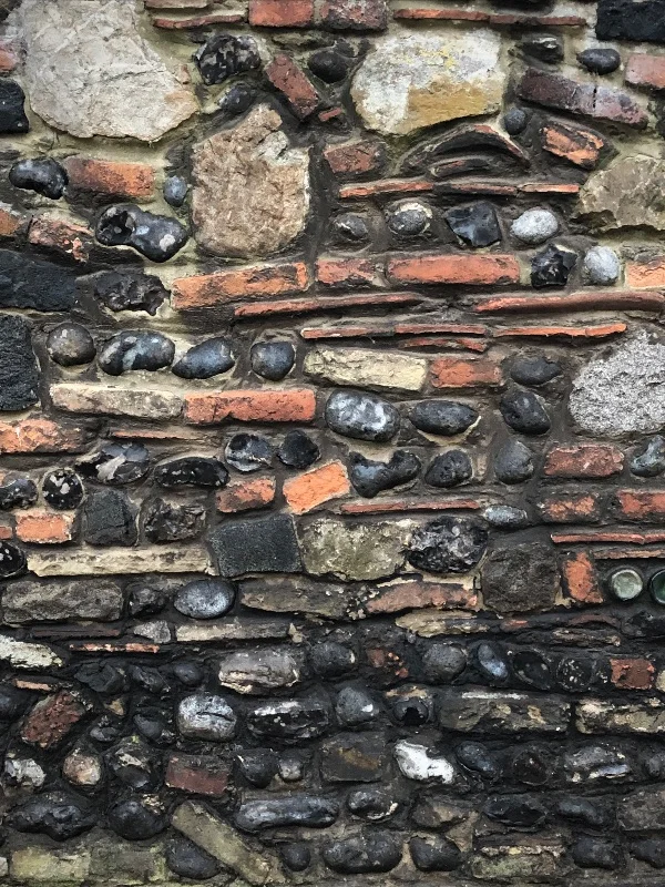 Wall detail in Sandwich, Kent