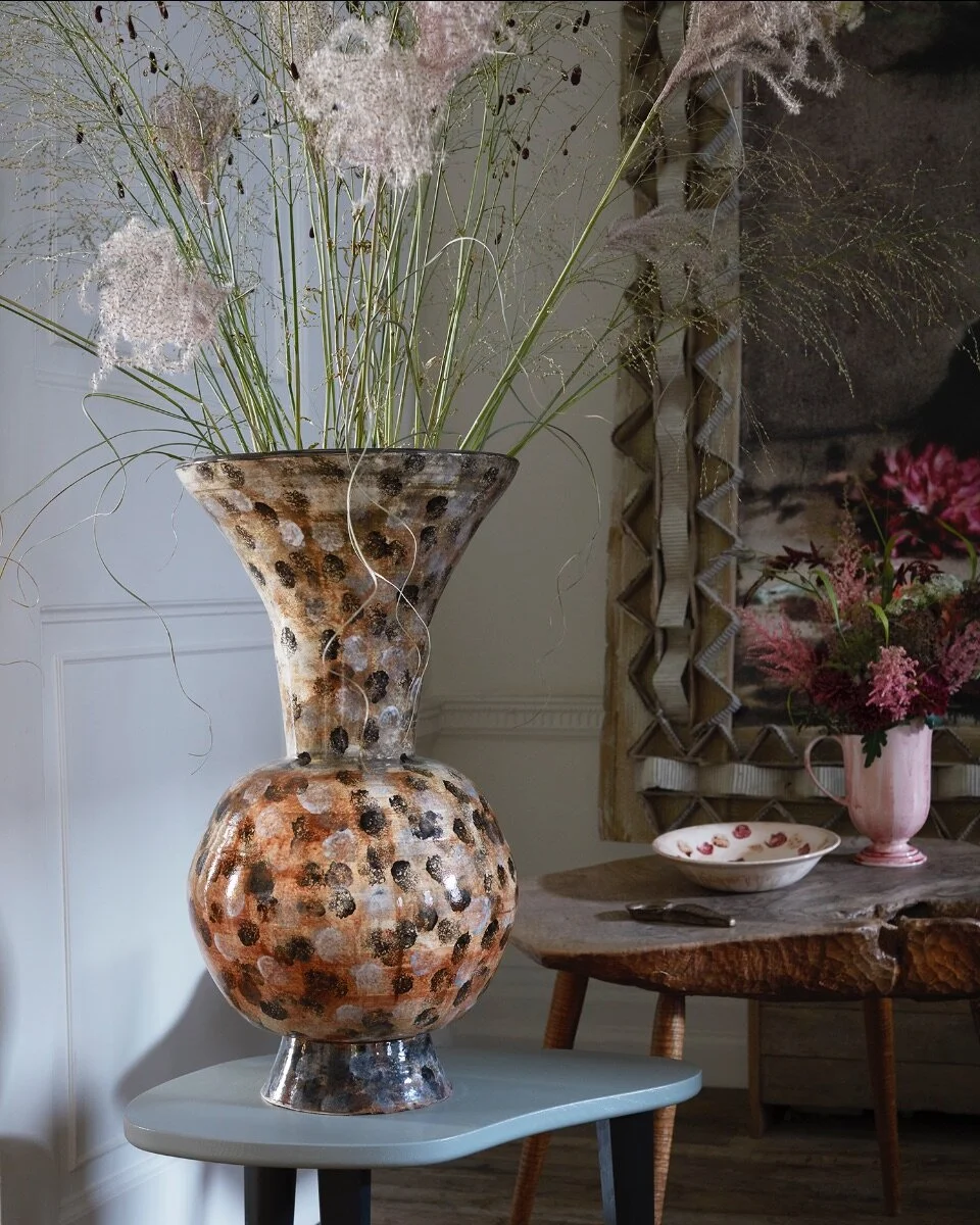 The spotted Penny vase.