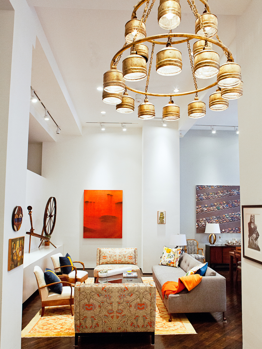 A Tribeca living room designed by Lindsey Lane