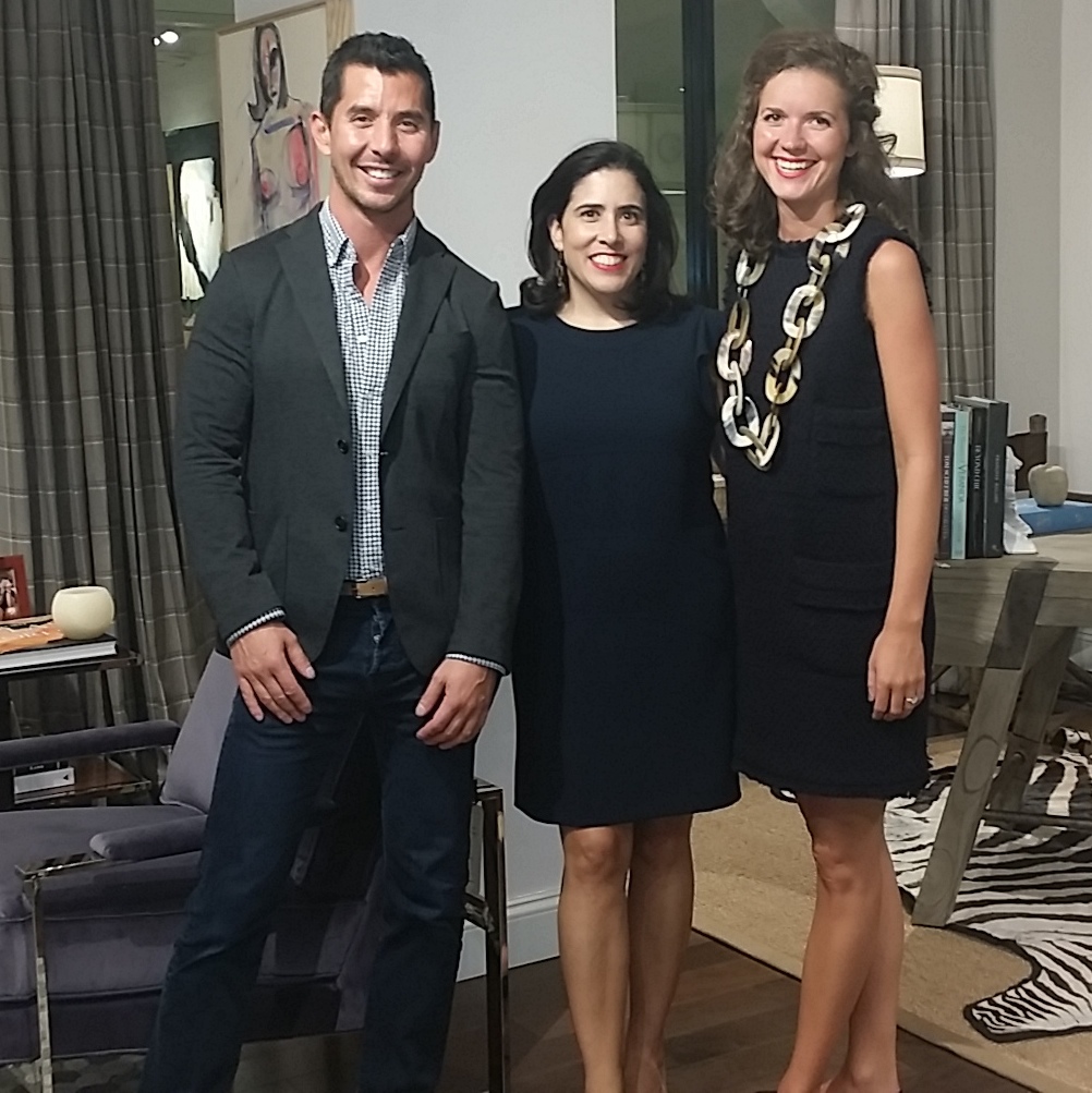 Eddie Lee and Lindsey Lane created dynamic vignettes with Lexington and joined my young design talent panel at the What's New What's Next event at The New York Design Center 