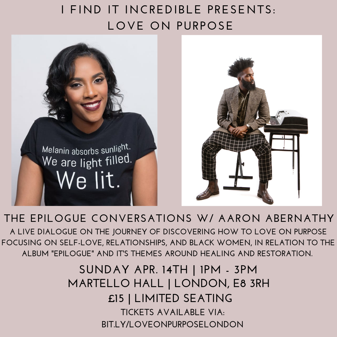 EPILOGUE CONVERSATION LONDON | RSVP HERE