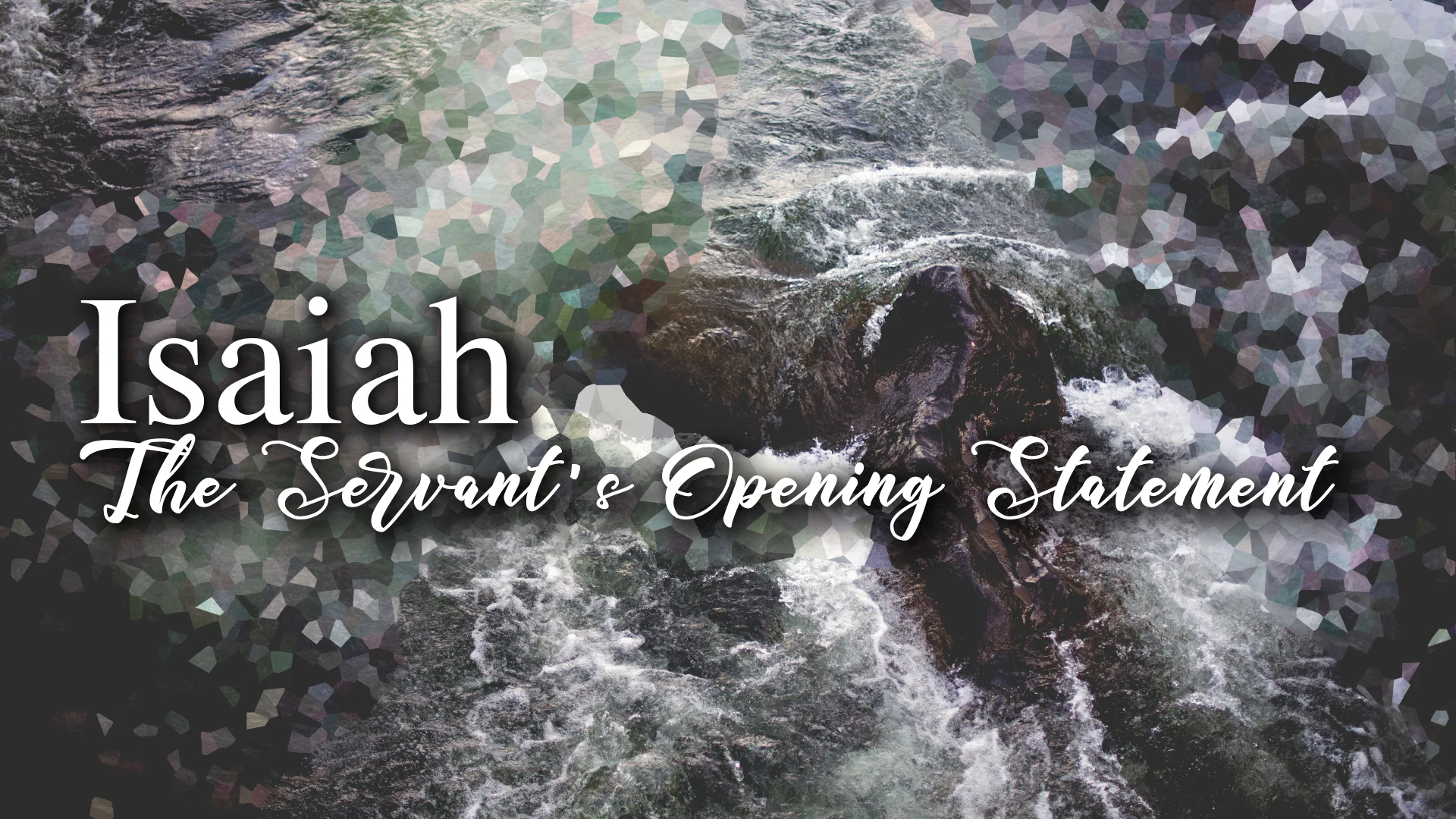The Servant's Opening Statement (Isaiah 41:21-42:9)