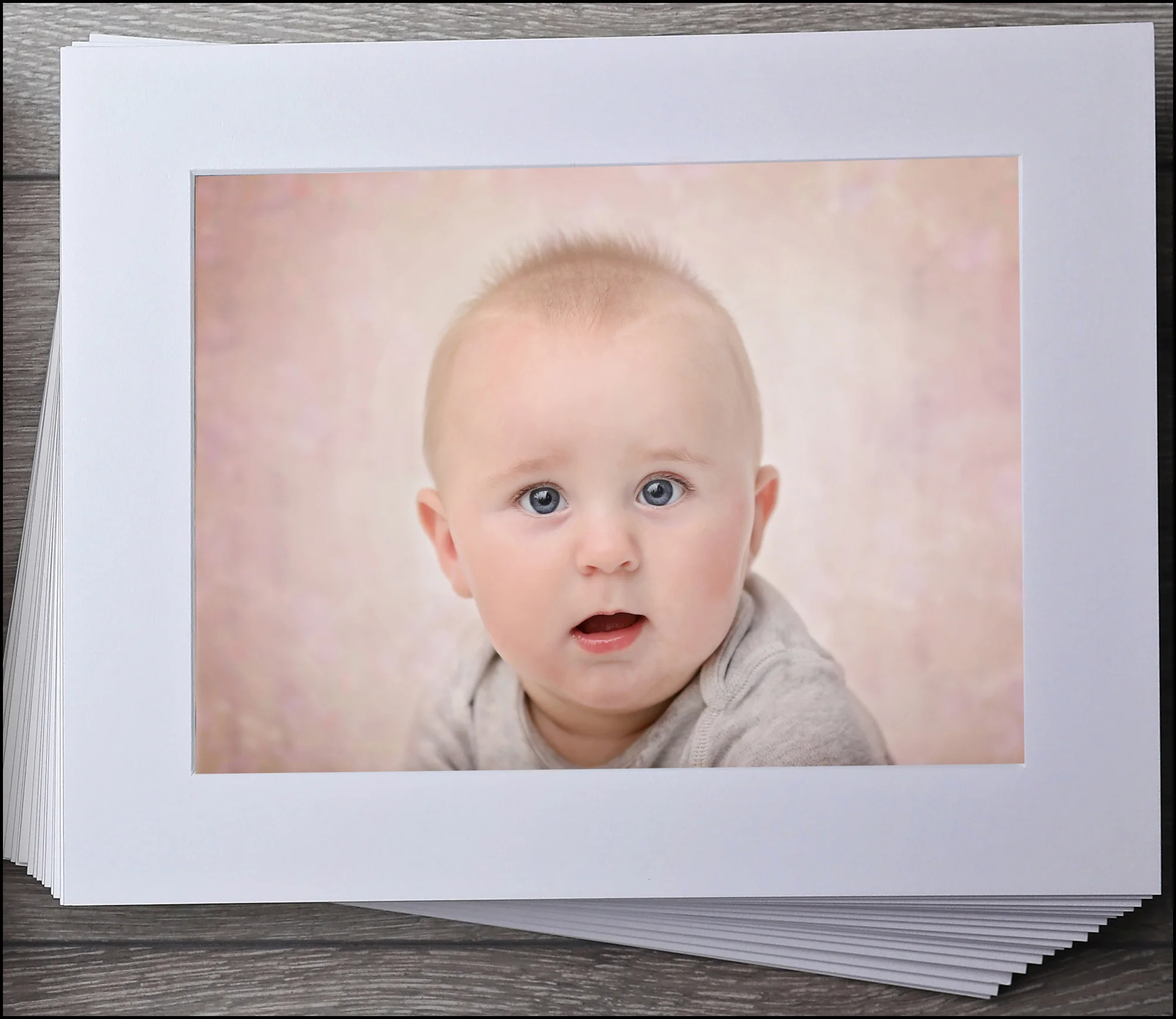 Lustre 8x6" Prints, Presented in Luxury Beveled Mounts