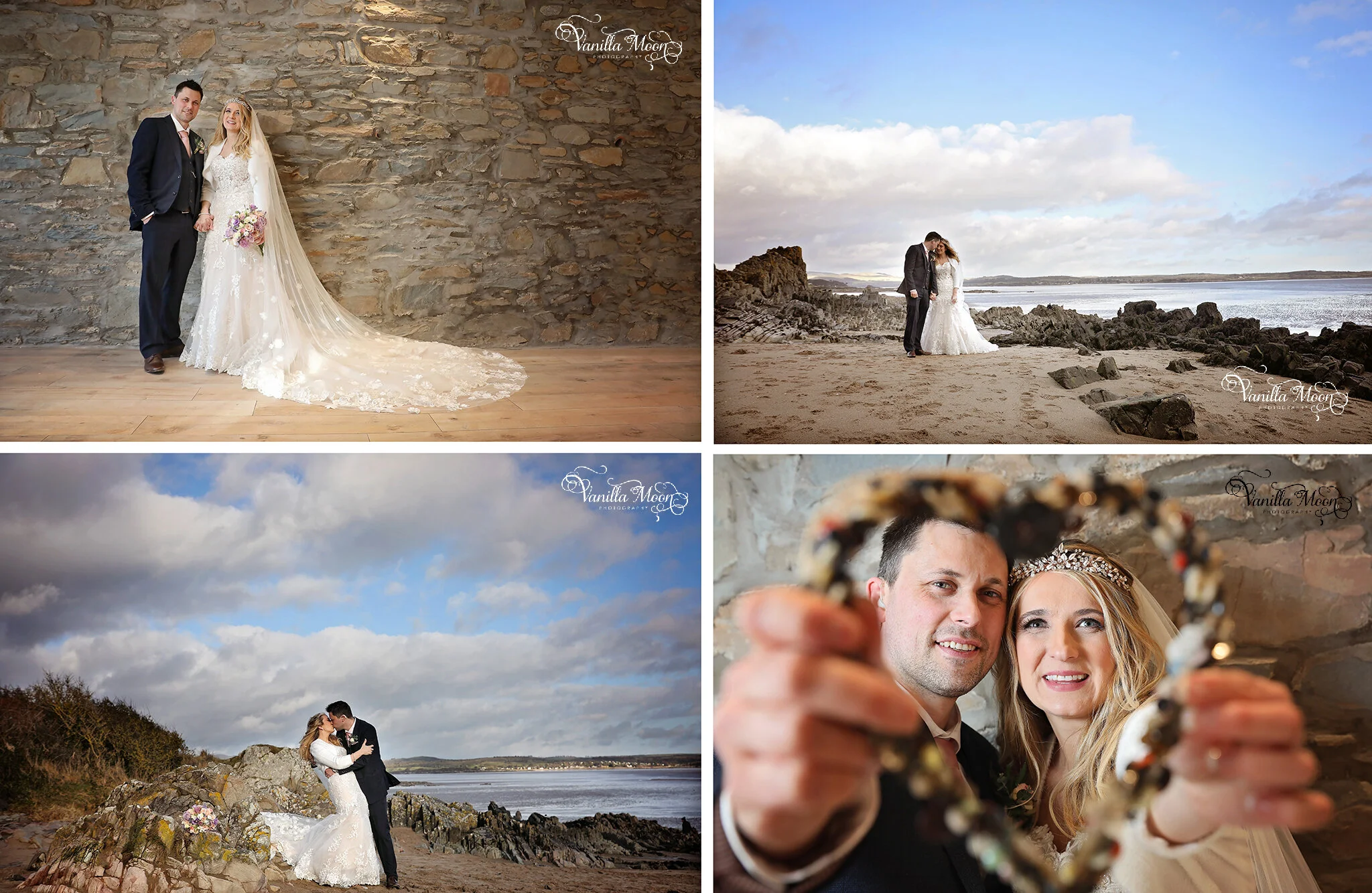 Beach Wedding Photography Dumfries and Galloway Scotland