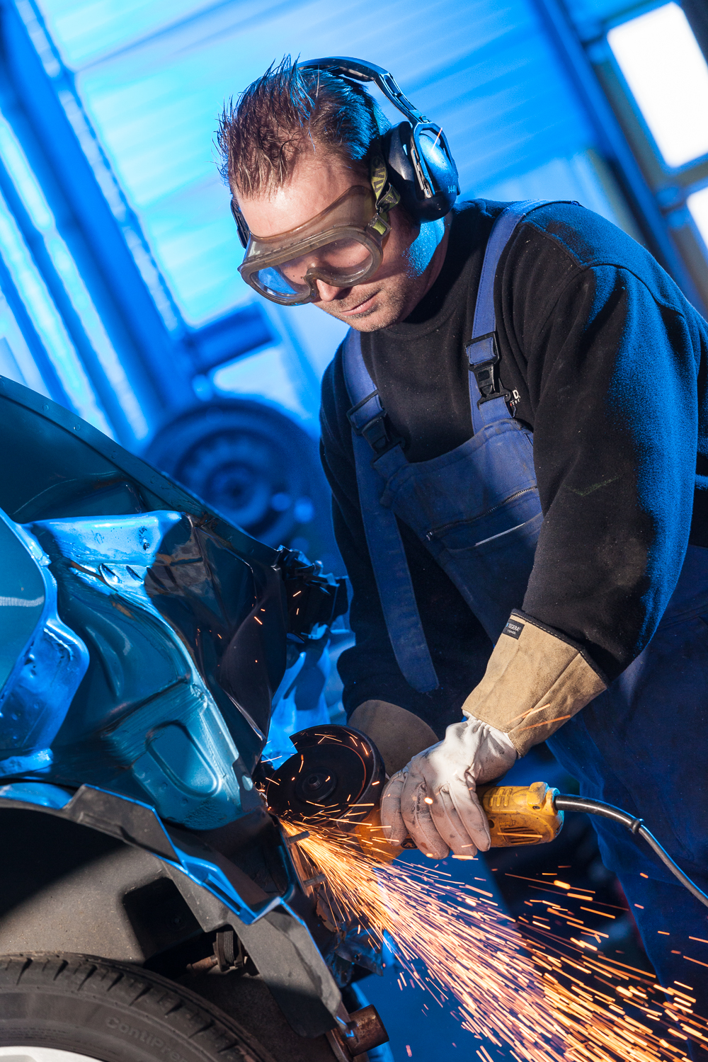 Corporate photography for a automotive bodywork firm