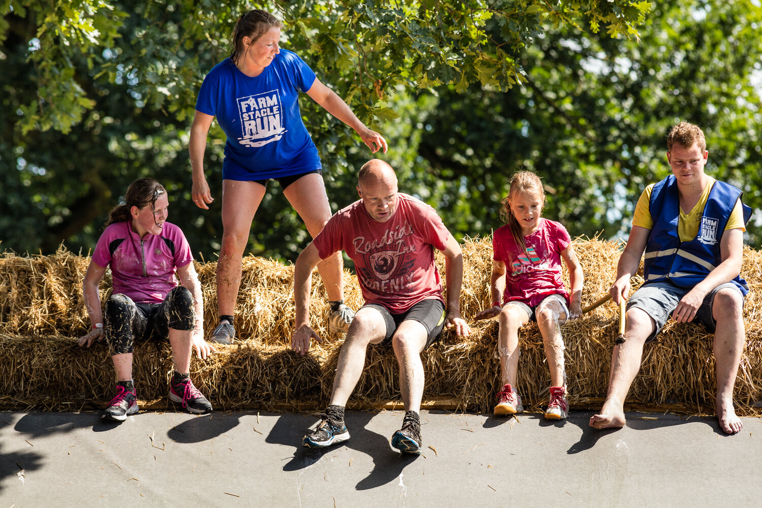 Nieuw dit jaar, was de kids run