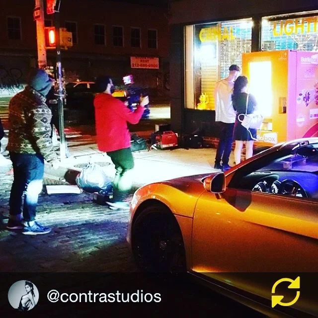 Late Sunday night shooting #burritobox 4 life coming soon it'll change your life @contrastudios @doriancoss yeah I just did that