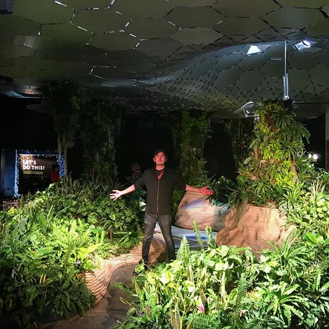 Getting my underground tan on