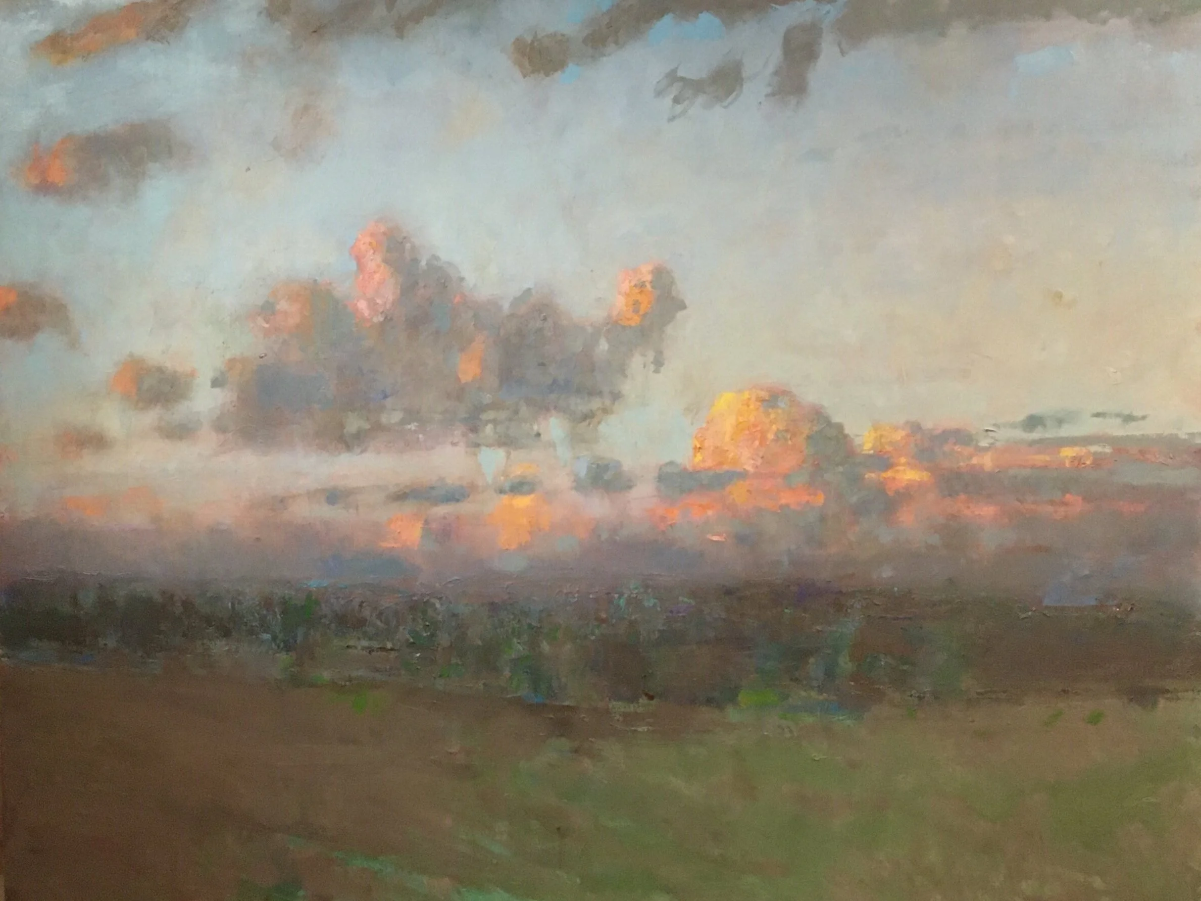 Thunderclouds/ August Sundown