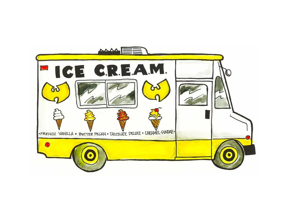 Wu Tang Ice Cream Snack Paintings
