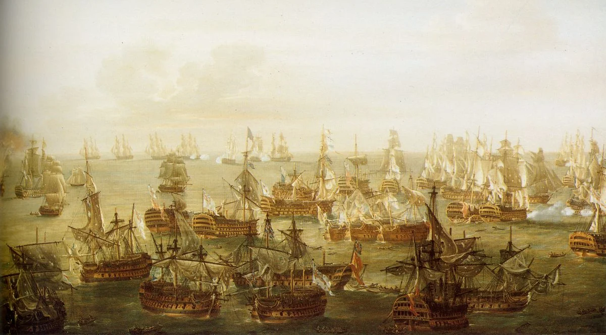 Above: With all these wooden sailboats in the bathtub, there's no room for little George!