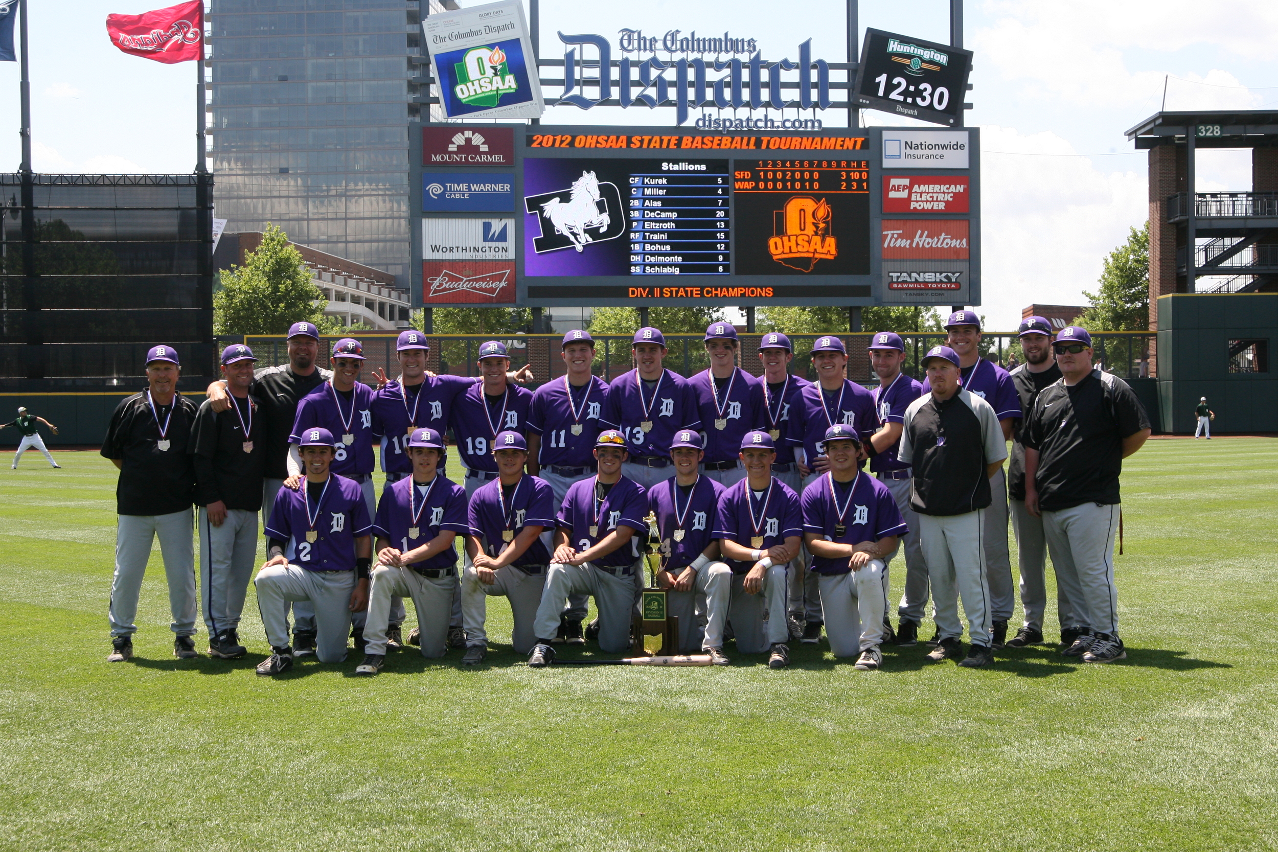   2012 STATE CHAMPIONS  Baseball 