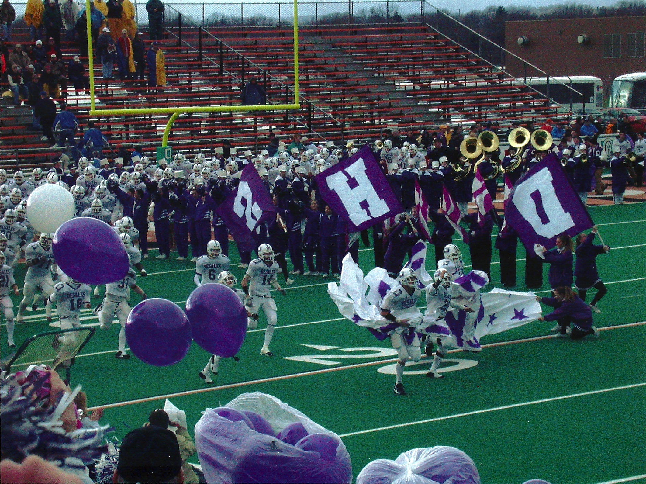  The Stallions take the field in the '01 title game in Massillon 