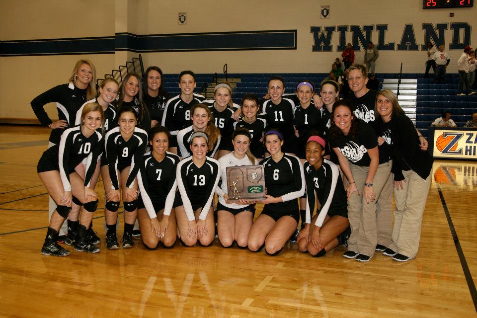   2012 Girls Volleyball  (photo credit - Barb Dougherty) 