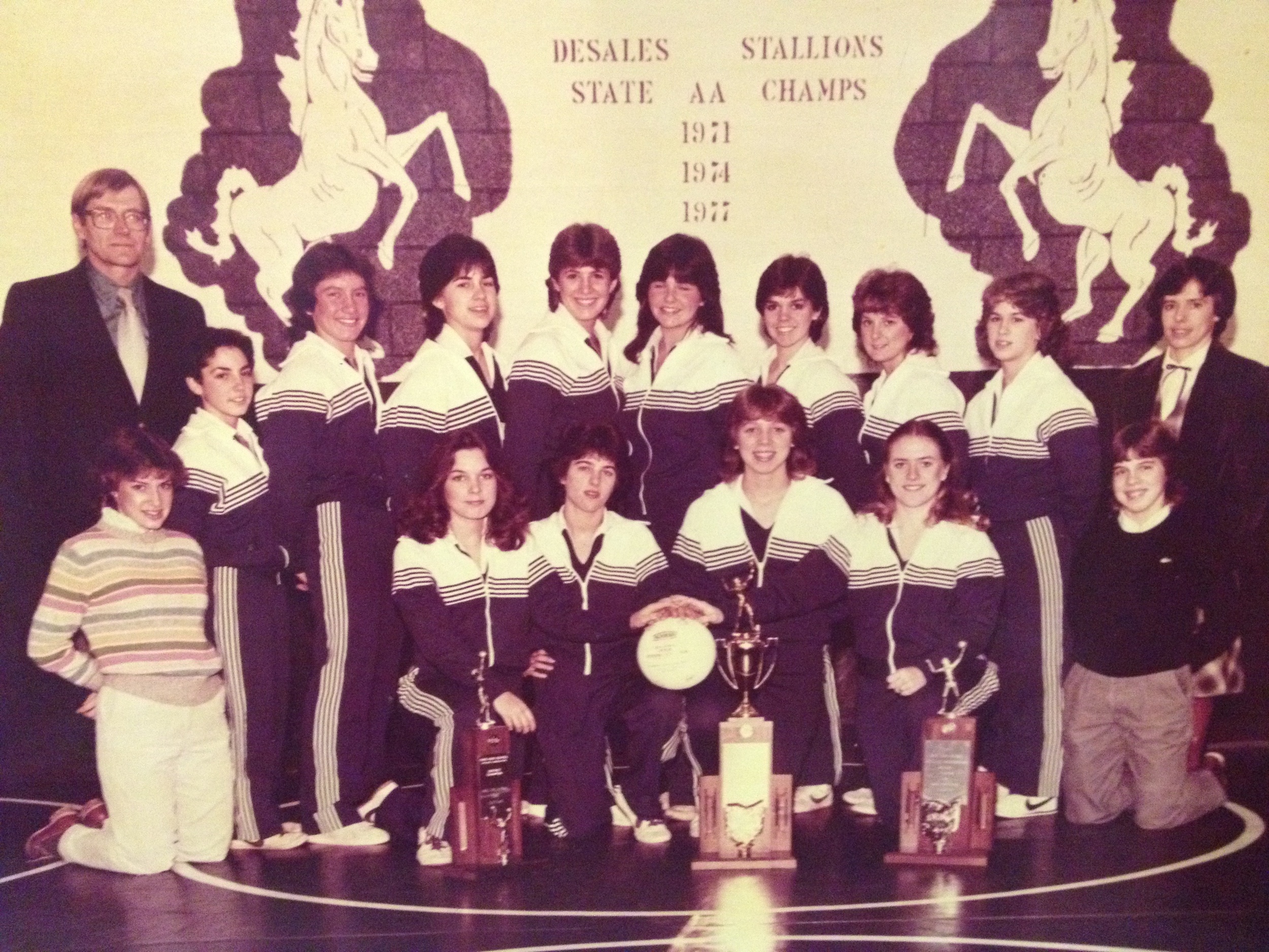   1982 STATE CHAMPIONS  Girls Volleyball 