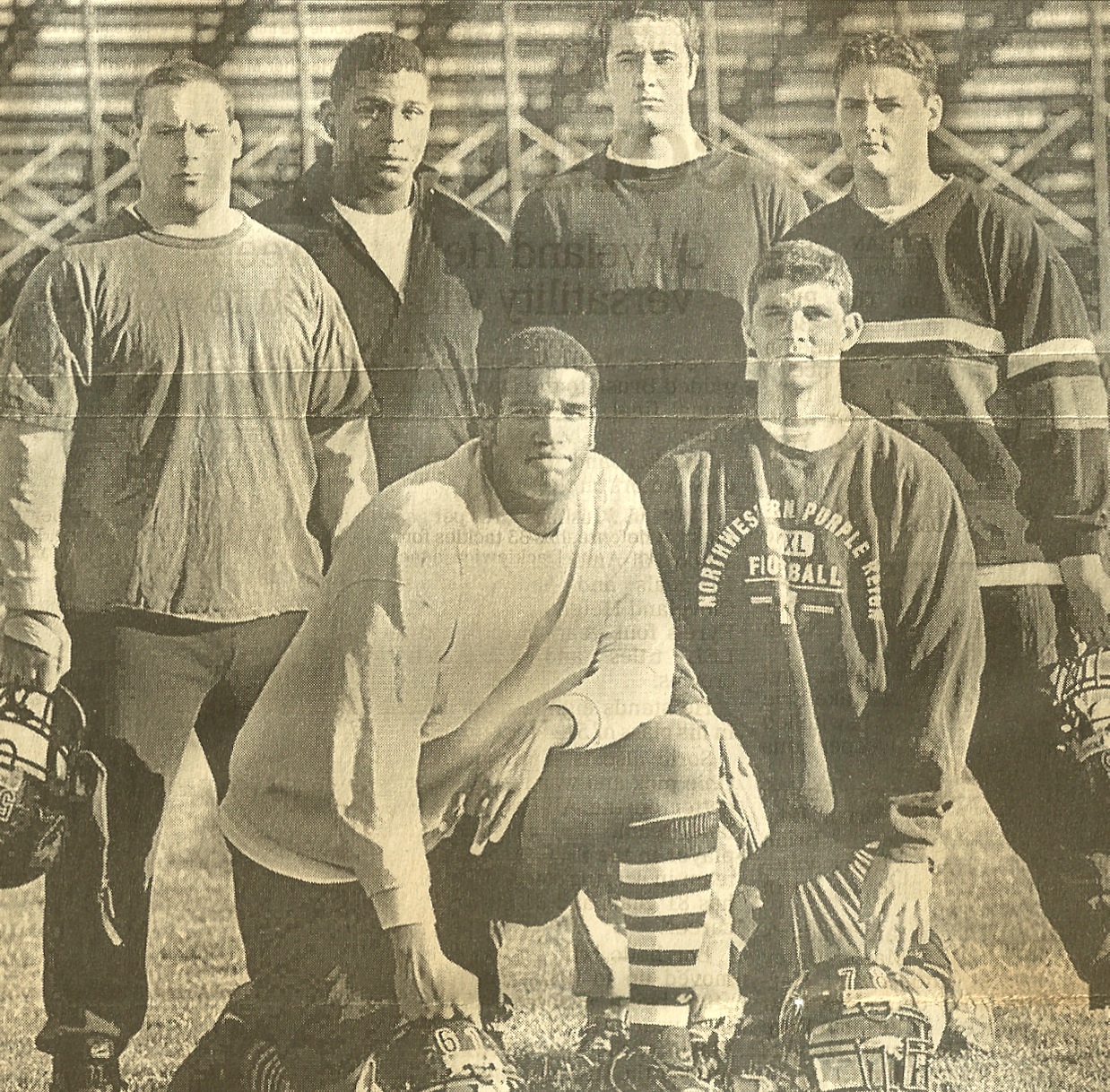 The 1998 offensive line