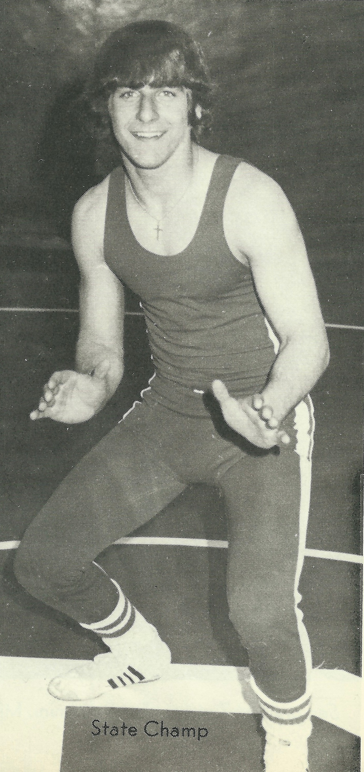  1977 STATE CHAMPION  Tim Palermini, 132 Pounds 