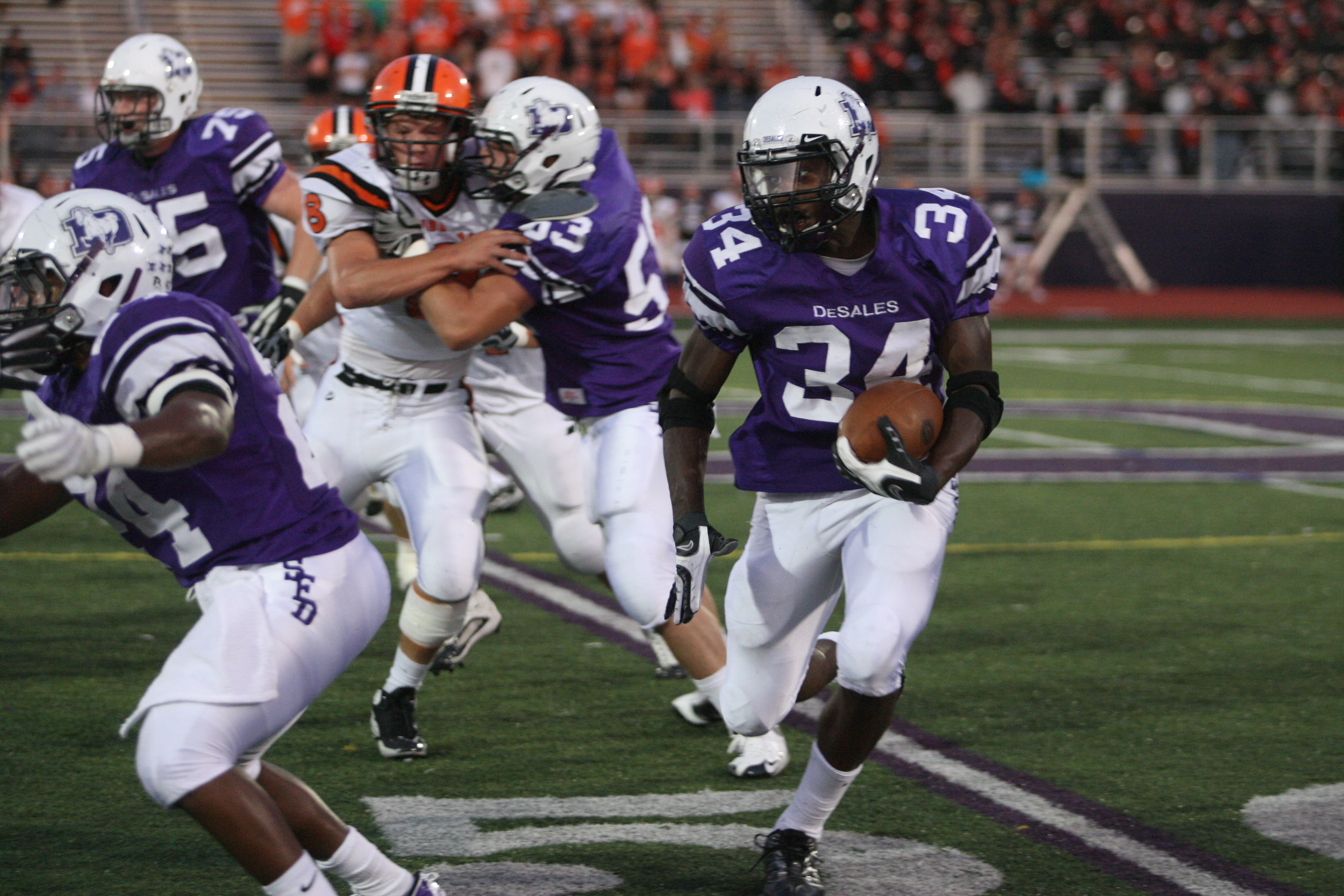 Sophomore Running Back Warren Ball vs. Anderson