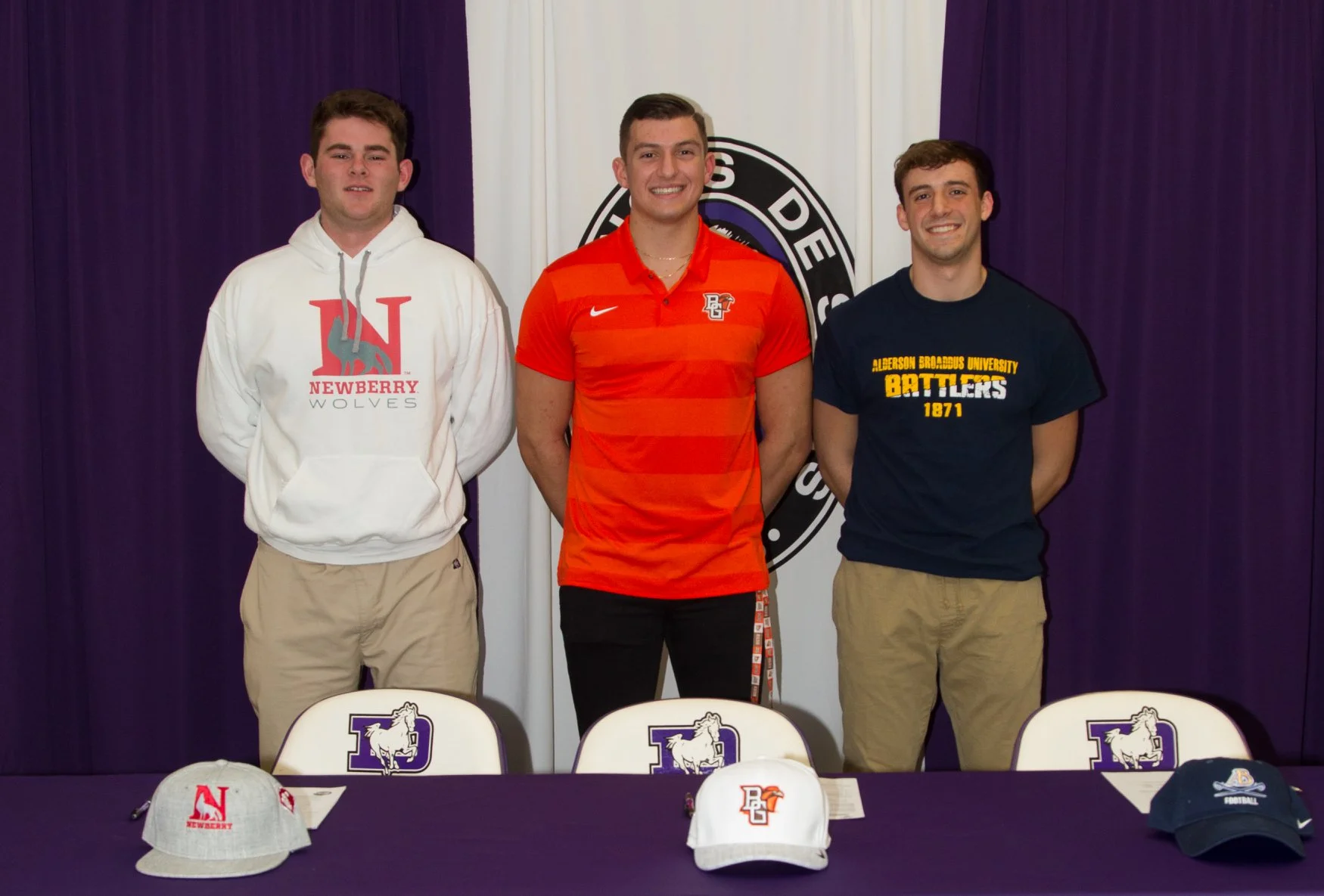 L to R: Bo Hobgood, Chris Karras, and Anthony Sciarroni.
