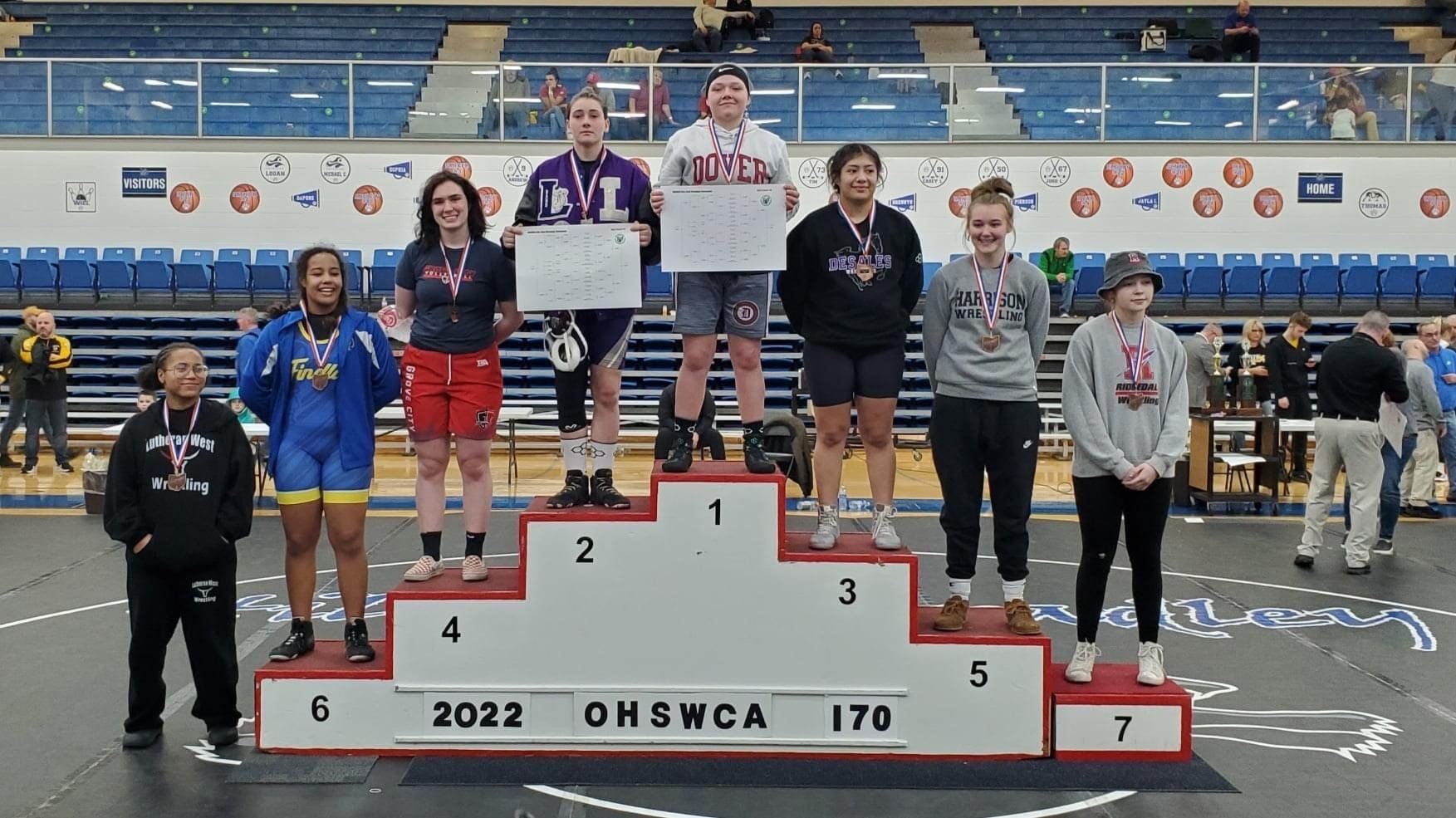 Ademar Ramirez places 3rd at the Girls Wrestling State Championships