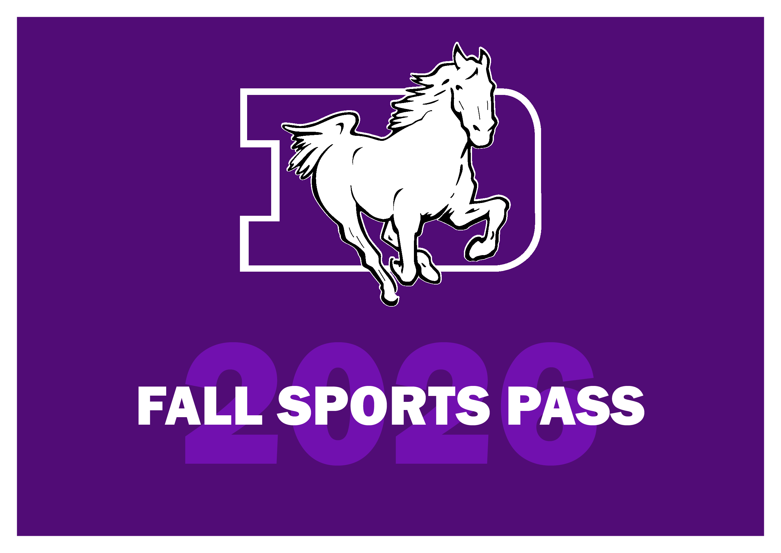 2026 Fall Sports Individual and Family Passes