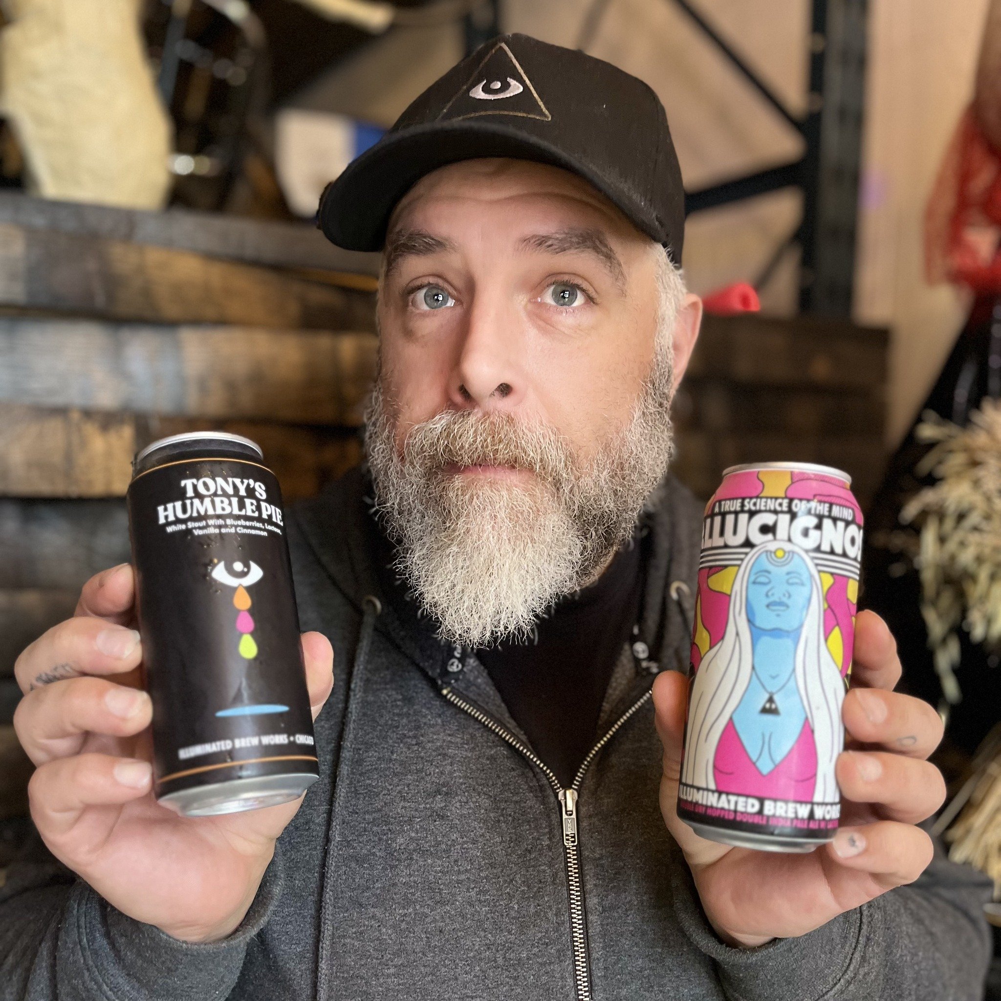 We packaged two of my favorite beers yesterday and they're available at IBW Lodge #1 RIGHT NOW. They go out to stores next week.

TONY'S HUMBLE PIE is back! We originally made this in honor of Anthony Bourdain after he killed himself and it's just so