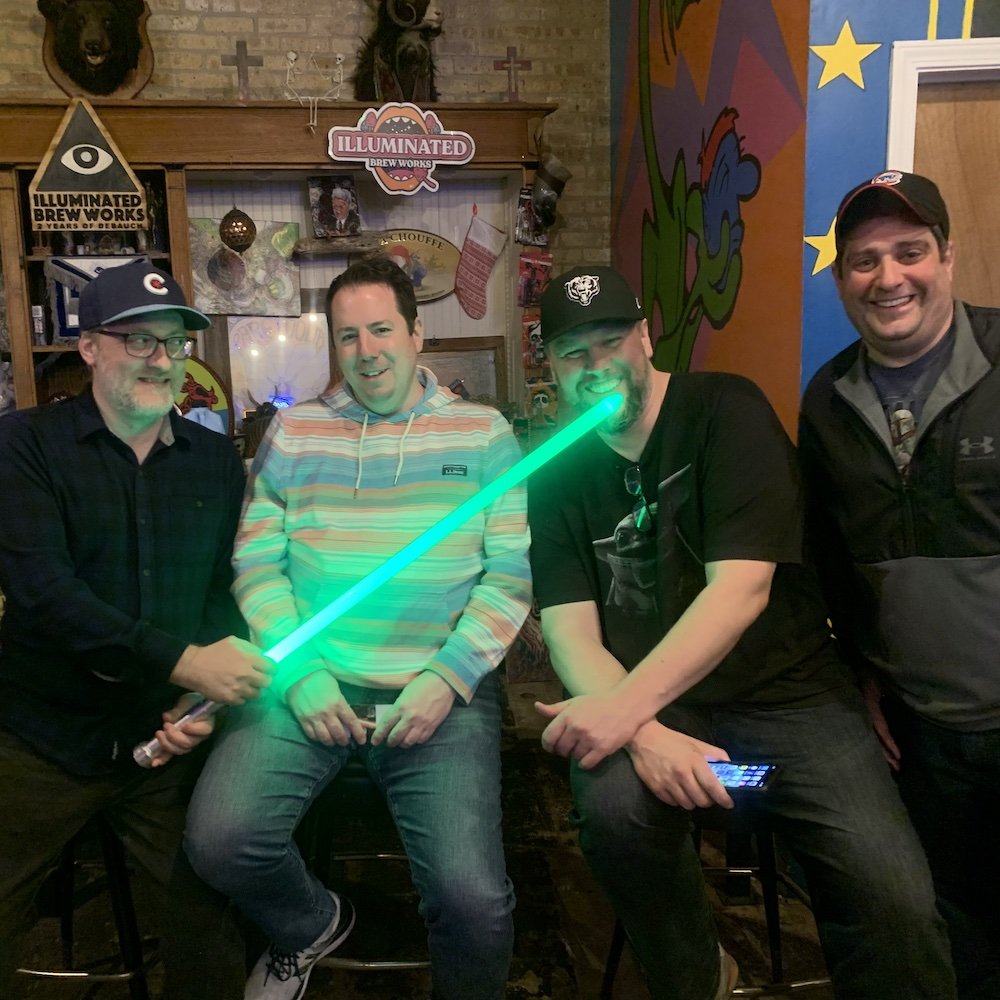 Thanks to all the wonderful STAR WARS maniacs who came out on a beautiful Sunday afternoon for trivia.

First Place (and best name!): EWOKIN ON ORANGE SUNSHINE
Second Place: SOLO
Third Place: REBELS WITHOUT A CAUSE

It was a fun day for everybody and