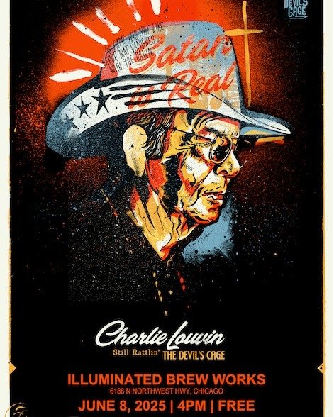 Just a quick reminder that we have a very cool event tomorrow, Sunday, June 8th. I'm setting up the projector and the PA and we'll be screening "Charlie Louvin: Still Rattlin' the Devil's Cage". The co-producer will be on hand for a Q&A