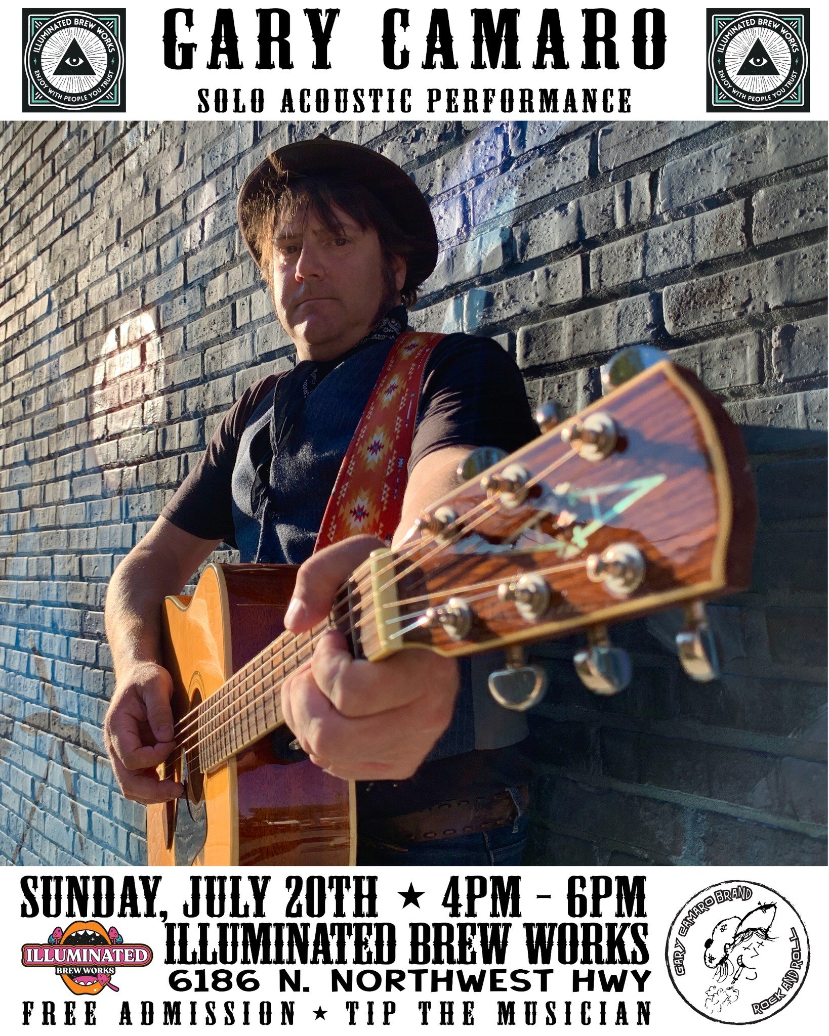 The Man, the Myth, the CAMARO is back at IBW LODGE #1 to make your Sunday stand up straight.
Come enjoy original outlaw stylings from Chicago's best and brightest!
The show starts around 4pm. If you ask John Forbes nicely, he'll pour you a beer. An